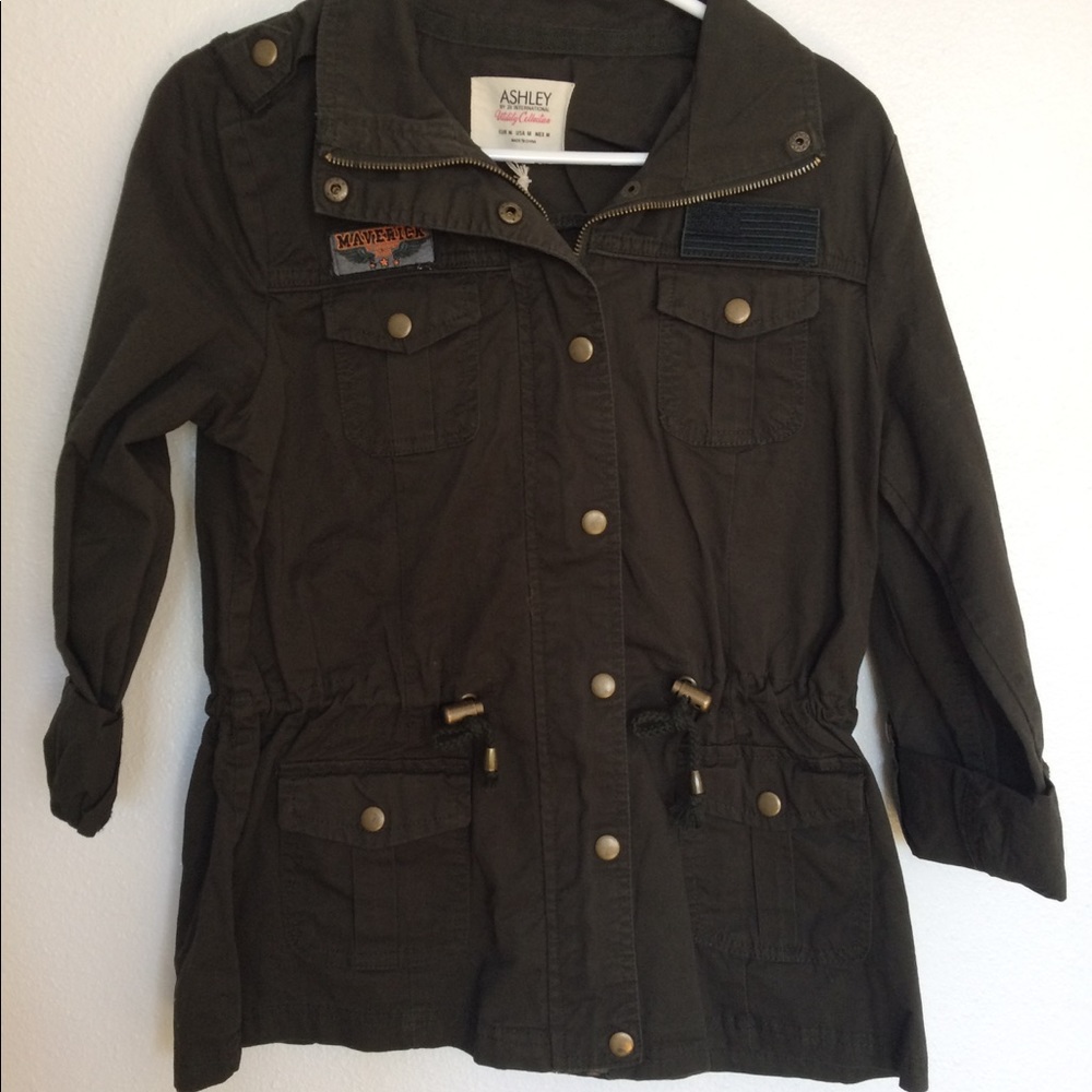 Navy green jacket